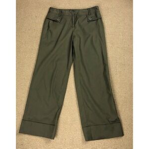 Ann Taylor Loft Women's Outdoor Green Wide Leg Pants Size 2‎